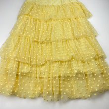 Load image into Gallery viewer, Girls Seed, cotton lined embroidered tulle dress, GUC, size 8, L: 70cm