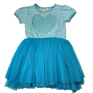 Girls Hootkid, cotton & tulle tutu party dress, EUC, size 8, L: 56cm