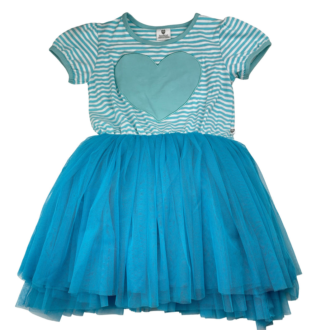 Girls Hootkid, cotton & tulle tutu party dress, EUC, size 8, L: 56cm