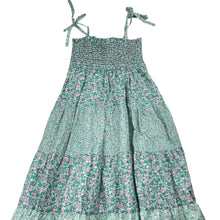 Load image into Gallery viewer, Girls Country Road, lightweight floral cotton summer dress, EUC, size 10, L: 77cm