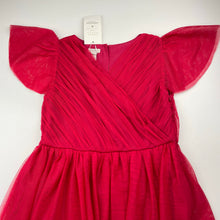 Load image into Gallery viewer, Girls Monsoon, red tulle &amp; sequin party / formal dress, NEW, size 12-13, L: 90cm