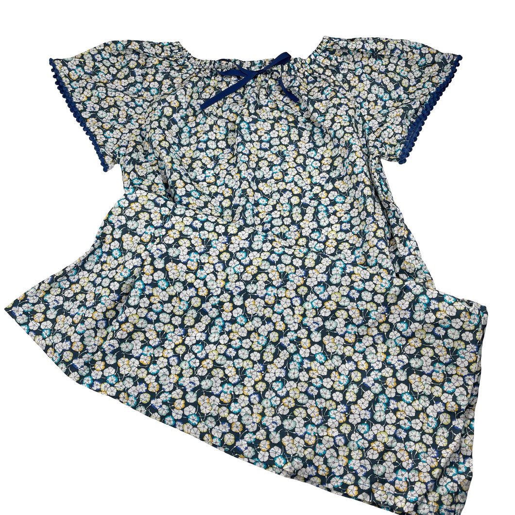 Girls Betty and Lola, lightweight floral cotton summer dress, EUC, size 12, L: 74cm