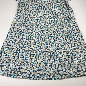 Girls Betty and Lola, lightweight floral cotton summer dress, EUC, size 12, L: 74cm