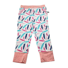 Load image into Gallery viewer, Girls and the little dog laughed, stretchy leggings / bottoms, inside leg: 32cm, EUC, size 3-4,  