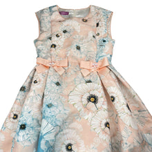 Load image into Gallery viewer, Girls Val Max, Italian designer floral party / formal dress, EUC, size 10, L: 76cm