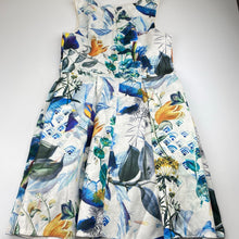 Load image into Gallery viewer, Girls Next, cotton-lined floral party / formal dress, EUC, size 9, L: 73cm
