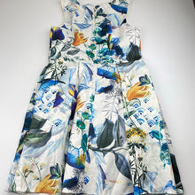 Load image into Gallery viewer, Girls Next, cotton-lined floral party / formal dress, EUC, size 9, L: 73cm