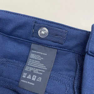 Girls TOMMY HILFIGER, navy pants, adjustable, inside lieg: 56.5cm, GUC, size 8,  