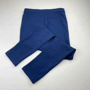 Girls TOMMY HILFIGER, navy pants, adjustable, inside lieg: 56.5cm, GUC, size 8,  