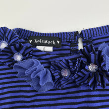 Load image into Gallery viewer, Girls Kate Mack, long sleeve party dress, GUC, size 5, L: 51cm