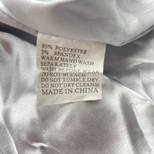 Load image into Gallery viewer, Girls Designer Kidz, lined, pleated silver party dress, FUC, size 4, L: 57cm