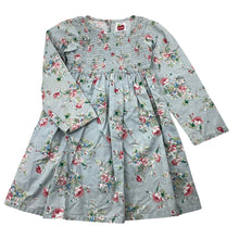 Load image into Gallery viewer, Girls Oobi, floral cotton long sleeve dress, EUC, size 6, L: 57cm