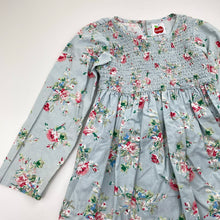 Load image into Gallery viewer, Girls Oobi, floral cotton long sleeve dress, EUC, size 6, L: 57cm