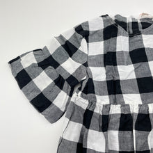 Load image into Gallery viewer, Girls Country Road, checked cotton / linen top, EUC, size 7,  