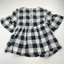 Load image into Gallery viewer, Girls Country Road, checked cotton / linen top, EUC, size 7,  