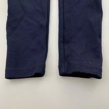 Load image into Gallery viewer, Girls Country Road, navy stretchy pants, elasticated, inside leg: 38.5cm, FUC, size 4,  