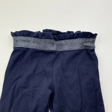 Load image into Gallery viewer, Girls Country Road, navy stretchy pants, elasticated, inside leg: 43cm, FUC, size 5,  