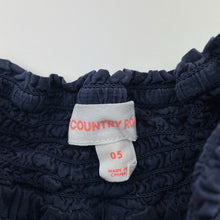 Load image into Gallery viewer, Girls Country Road, lined broderie cotton shorts, elasticated (wash fade), FUC, size 5,  