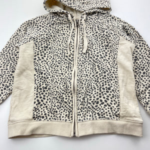 Girls Seed, cotton zip hoodie sweater (wash fade), FUC, size 5-6,  