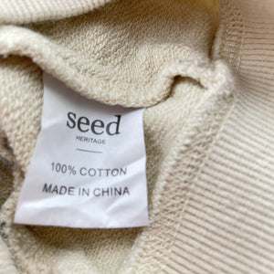 Girls Seed, cotton zip hoodie sweater (wash fade), FUC, size 5-6,  