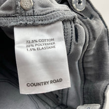 Load image into Gallery viewer, Unisex Country Road, stretch denim jeans, adjustable, inside leg: 31.5cm, FUC, size 2,  