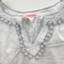 Load image into Gallery viewer, Girls Country Road, lightweight cotton top, pom pom trim, GUC, size 7,  