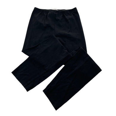 Girls Isobella & Chloe, black stretchy leggings, inside leg: 51cm, EUC, size 8,  