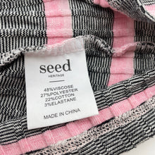 Load image into Gallery viewer, Girls Seed, stretchy ribbed open shoulder top, EUC, size 14,  