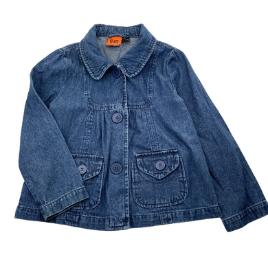 Girls Fun Spirit, lightweight denim jacket, EUC, size 6,  