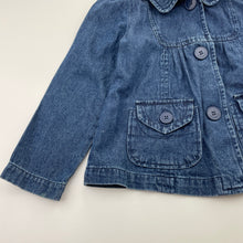 Load image into Gallery viewer, Girls Fun Spirit, lightweight denim jacket, EUC, size 6,  