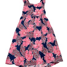 Load image into Gallery viewer, Girls Blue Ginger, floral rayon summer dress, EUC, size 10, L: 69cm