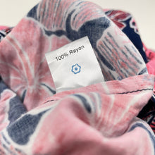 Load image into Gallery viewer, Girls Blue Ginger, floral rayon summer dress, EUC, size 10, L: 69cm