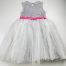Load image into Gallery viewer, Girls Origami, tulle &amp; sequin party dress (light marks back bodice), FUC, size 5, L: 57cm