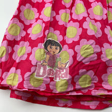 Load image into Gallery viewer, Girls NICKELODEON, Dora the Explorer lined cotton dress, FUC, size 6, L: 68cm