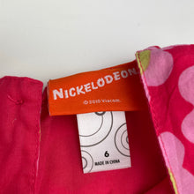 Load image into Gallery viewer, Girls NICKELODEON, Dora the Explorer lined cotton dress, FUC, size 6, L: 68cm