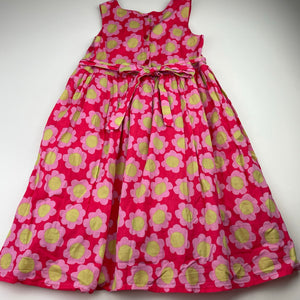 Girls NICKELODEON, Dora the Explorer lined cotton dress, FUC, size 6, L: 68cm