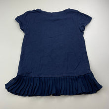 Load image into Gallery viewer, Girls Tutus &amp; Tambourines, navy cotton top, sequin tiara, GUC, size 6,  