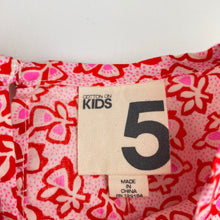 Load image into Gallery viewer, Girls Cotton On, lightweight floral cotton dress, EUC, size 5, L: 59cm