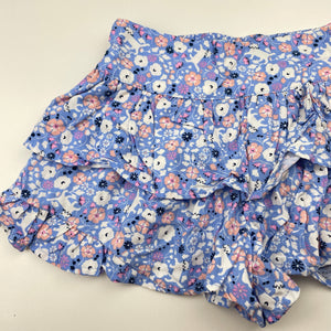 Girls Target, viscose shorts / skort, elasticated, cats, EUC, size 3,  