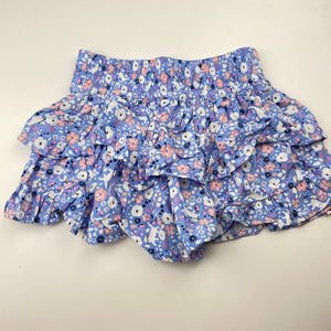 Girls Target, viscose shorts / skort, elasticated, cats, EUC, size 3,  