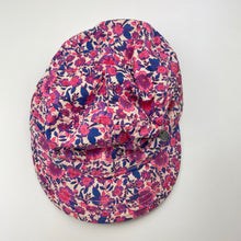 Load image into Gallery viewer, Girls Millymook, floral cotton cap size: 54cm, EUC, size 4-6,  