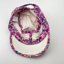 Load image into Gallery viewer, Girls Millymook, floral cotton cap size: 54cm, EUC, size 4-6,  