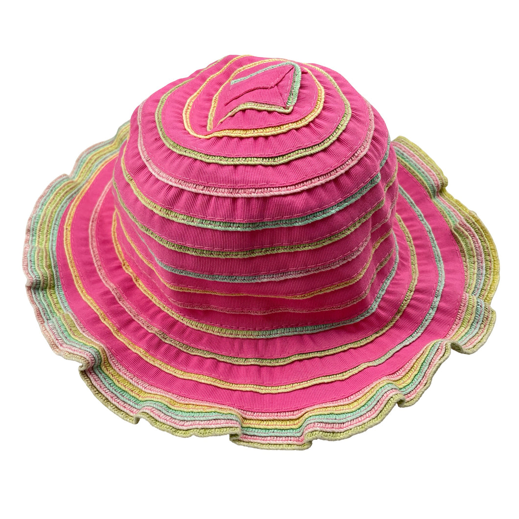 Girls Kids Stuff, lightweight sun hat, GUC, size 3-6,  