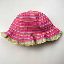 Load image into Gallery viewer, Girls Kids Stuff, lightweight sun hat, GUC, size 3-6,  