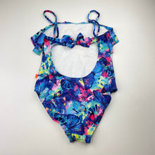 Load image into Gallery viewer, Girls Salty Ink, colourful swim one-piece, butterflies, EUC, size 8,  