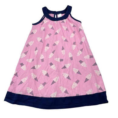 Girls Target, cotton summer dress, ice cream, GUC, size 7, L: 57cm