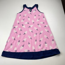 Load image into Gallery viewer, Girls Target, cotton summer dress, ice cream, GUC, size 7, L: 57cm