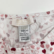 Load image into Gallery viewer, Girls Zara, cotton long sleeve pyjama top, GUC, size 4-5,  