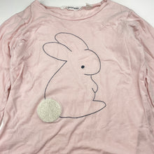 Load image into Gallery viewer, Girls Country Road, pink cotton long sleeve top, rabbit, GUC, size 8,  