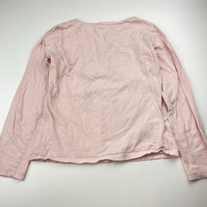 Girls Country Road, pink cotton long sleeve top, rabbit, GUC, size 8,  
